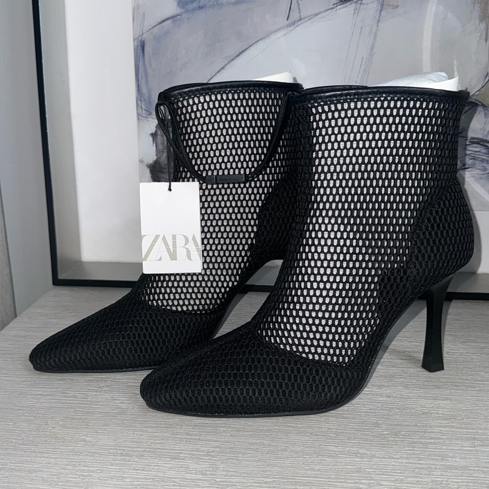 ZARA MESH BOOTS